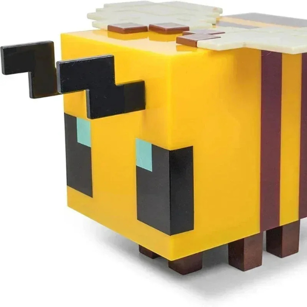 Pixel bee night light LED gaming lamp cute block style bee desk lamp for pixel gaming room decor
